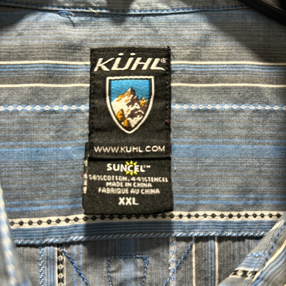 KUHL MEN’S (XXL) FRONT BUTTON DOWN SHIRT/FRONT POCKET SHORT SLEEVES - Picture 2 of 10